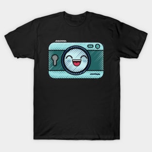 Camera Smiley T-Shirt